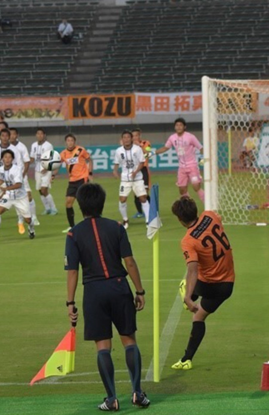 축구 코너킥 착시