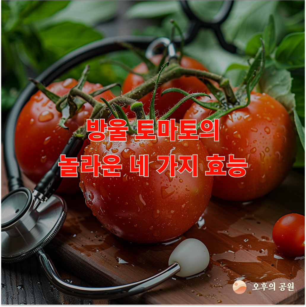 방울 토마토의 놀라운 네 가지 효능